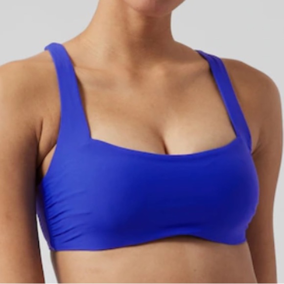 Athleta Swim Athleta Square Neck Bra Cup Bikini Top Size 36 Bc Nwot Poshmark